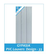 Gypasia Pvc Louvers 33 - Color: White / Custom