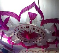 Parda sidewall tent decoration
