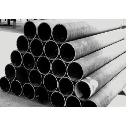 Galvanized Iron Round Pipe - Color: Silver