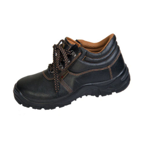 Leather Safety Shoes - Durable Leather Material | Enhanced Slip Resistance, Steel Toe Protection, Breathable Design, Comfort Fit