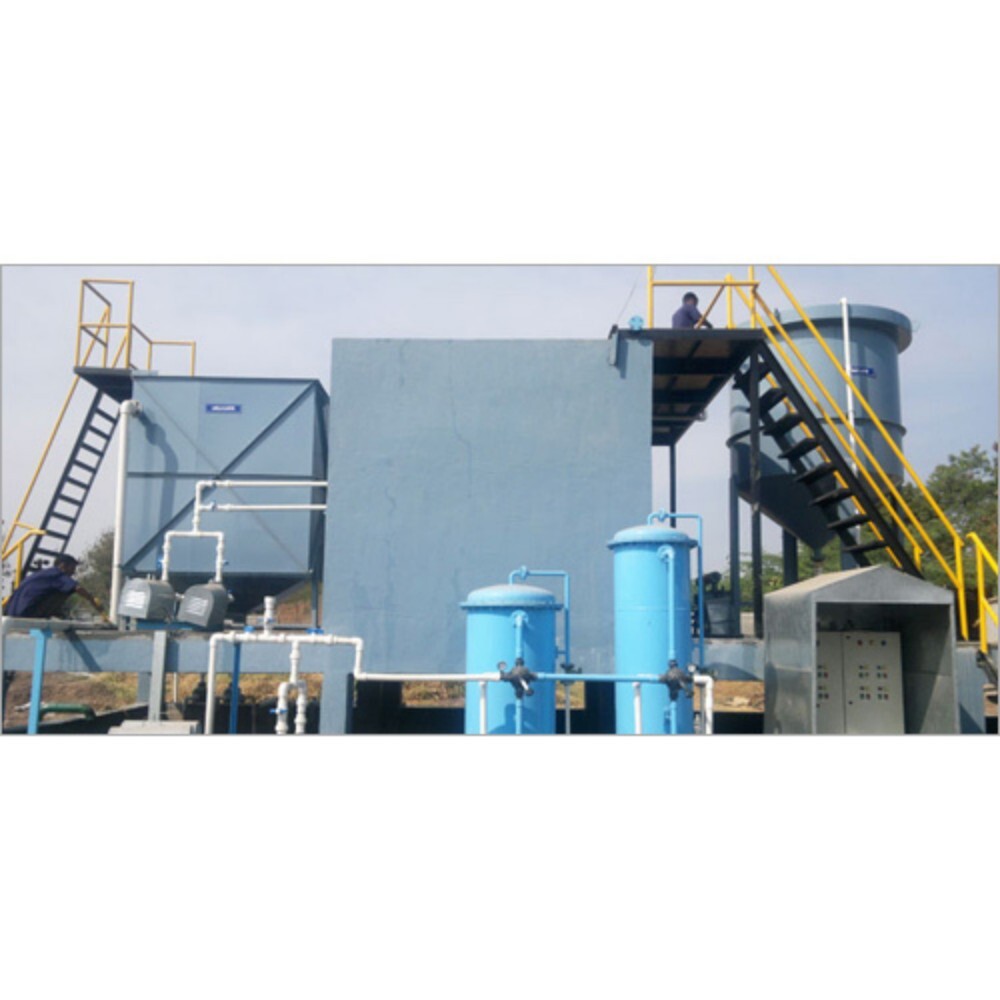 Industrial Wastewater Management System - Mild Steel, Semi-Automatic Operation, Stationary Waste Water Treatment Plant, Designed for Industrial Level Use