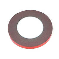 Vhb Double Side Tape - 1.2mm & 2mm Thickness, Red Color With Durable Adhesive For Versatile Bonding Solutions