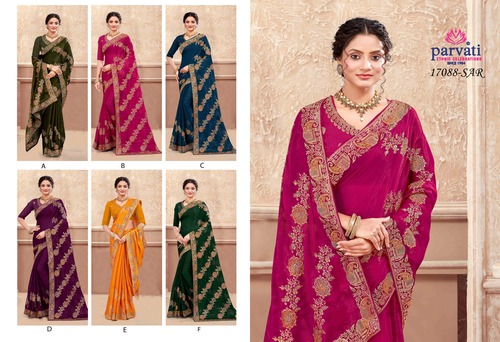 Women Chiffon Saree -17