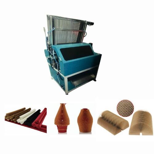Automatic honeycomb paper sleeve forming machine