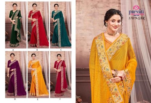 Women Chiffon Saree -19