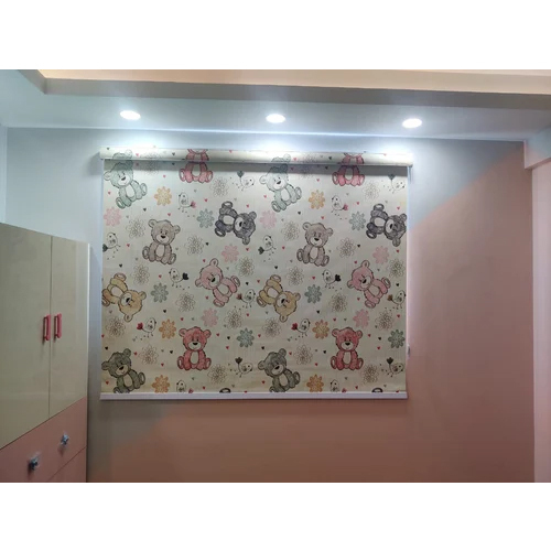 Mechanism Floral Printed Roller Blind