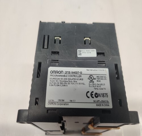OMRON CP1E-N40DT-D PROGRAMMABLE CONTROLLER