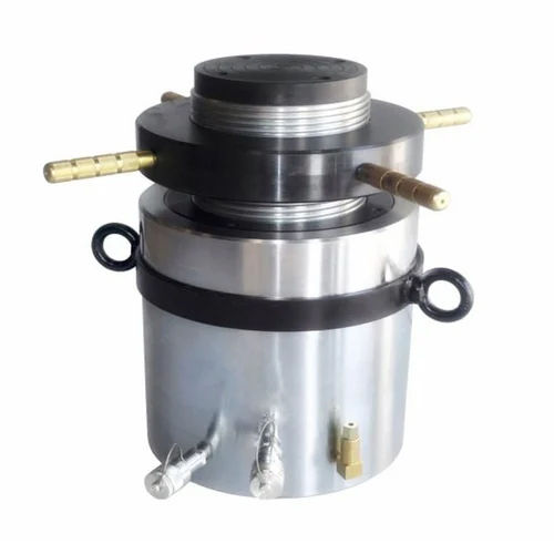 Hydraulic Threaded Jack With Safety Lock Nut Spring Return With Saddle Body Material: Steel