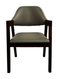 Adhunika Wooden Visitor Chair -Grey