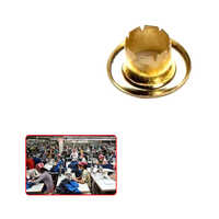 Eyelet For Garment Industry - Copper Brass, Customizable Size, Elegant Golden Round Design | High-quality Durable Eyelets