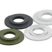 Plastic Eyelets For Banner - High-quality Plastic, Customized Sizes Available, Various Colors, Round Shape, Plain Pattern