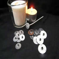 Candle Wick Sustainer - Brass And Copper Material, Customized Sizes , Sleek Silver Color For Industrial Use With Reliable Warranty