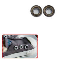 Shoe Eyelet For Shoes Industry - Brass Material, Customized Size, Round Shape, Plain Pattern, Available In Multiple Color Options