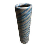 Perforated Paper Tube - 2 Inch Diameter | Brown And Blue, Round Shape For Textile Industry Applications