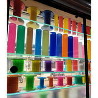 Plastic Yarn Dyeing Perforated Tube - Various Sizes | Round Shape, Vibrant Multicolor Design For Versatile Crafting Applications