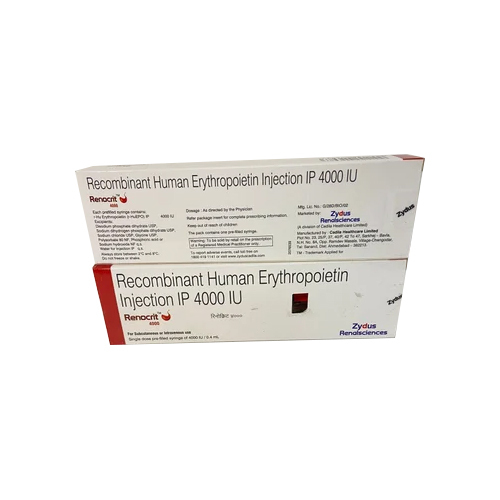 4000IU Recombinant HumanErythropoietin Injection IP