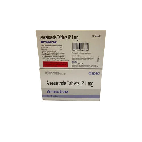 1Mg Anastrozole Tablets Ip Ph Level: As Per Industry Norms