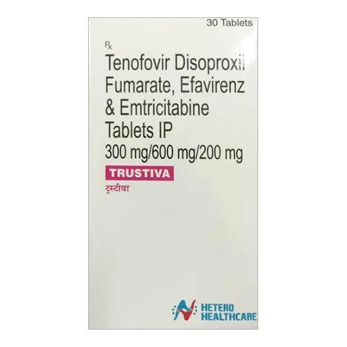 Tenofovir Disoproxil Fumarate Efavirenz And Emtricitabine Tablets Ip Grade: Medicine Grade