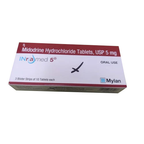 5Mg Midodrine Hydrochloride Tablets Usp General Medicines