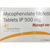 Mycophenolate Mofetil Immunosuppressant Tablets IP 500mg