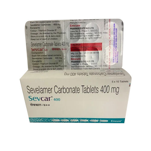 400Mg Sevelamer Carbonate Tablets General Medicines