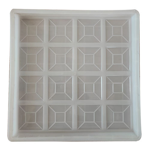 Square White Plastic Time Mold Size: Different Available