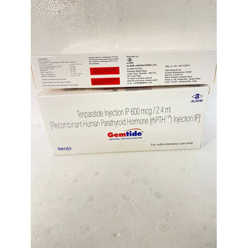 600Mcg Teriparatide Injection Usage: Hospital