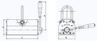 LIFTIT Magnetic lifter 1000 Kg