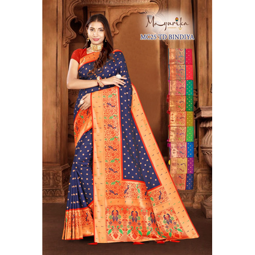 Bindiya Tussar Cotton Saree