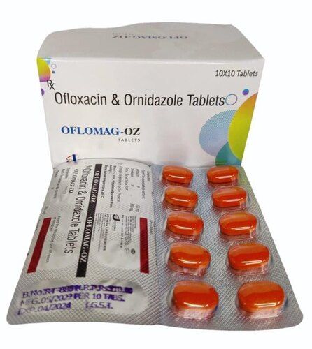 OFLOMAG OZ:-Ofloxacin and Ornidazole Tablets