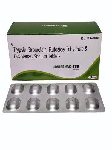 Jovifenac Tbr:-trypsin Bromelain Rutoside Trihydrate And Diclofenac Sodium Tablets