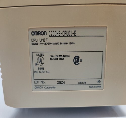 OMRON C200HS-CPU01-E CPU UNIT