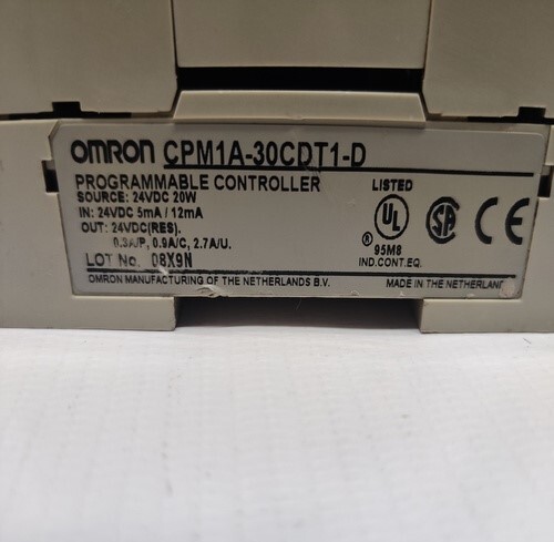 OMRON CPM1A-30CDT1-D PROGRAMMABLE CONTROLLER