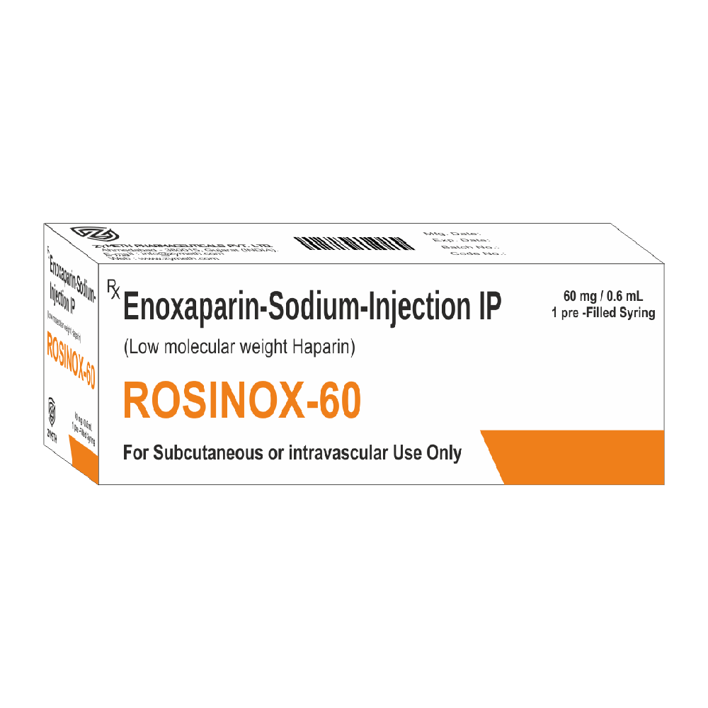 Rosinox-60 Enoxaparin Sodium Injection 60 mg