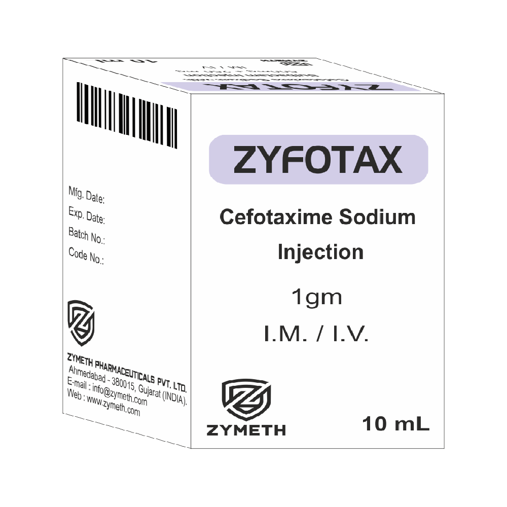1 Gm Cefotaxime Injection - Physical Form: Liquid