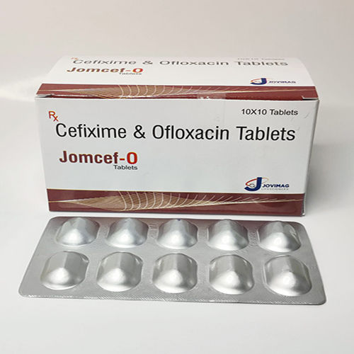 Jomcef O Cefixime And Ofloxacin Tablets