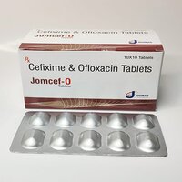Jomcef O Cefixime And Ofloxacin Tablets
