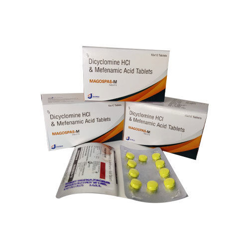 Magospas M:-dicyclomine Hydrochloride 20mg+ Mefenamic Acid 250mg