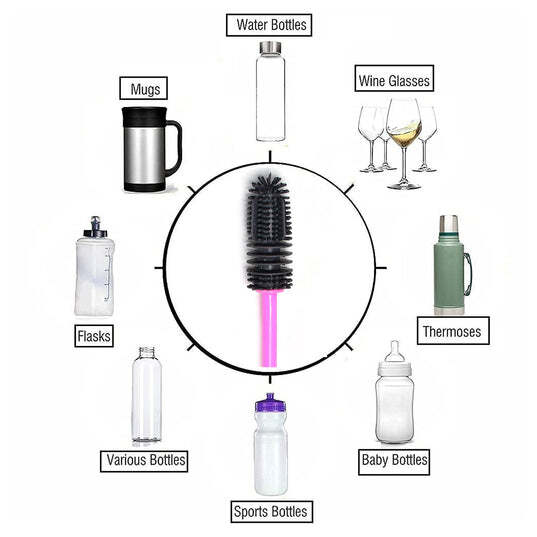 LONG BOTTLE CLEANING BRUSH FOR WASHING WATER BOTTLE