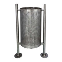 SS tilting dustbin