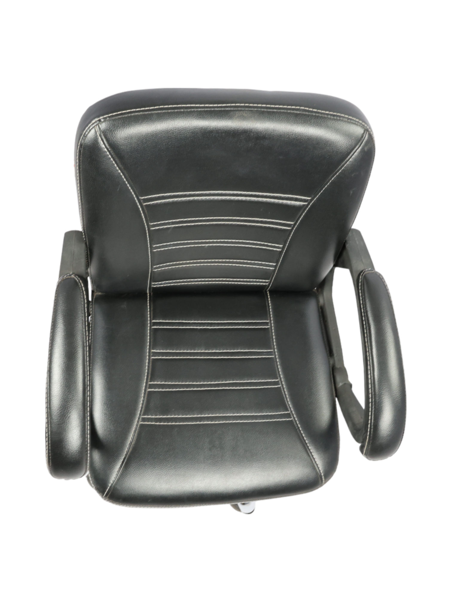 Adhunika Low Back Chair Leather-Black