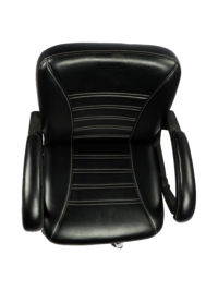 Adhunika Low Back Chair Leather-Black
