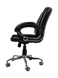 Adhunika Black Revolving Leather Office Boss Chair