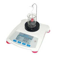 Digital Specific Gravity Balance - Steel Material, Digital Monitor Display, Elegant White Finish