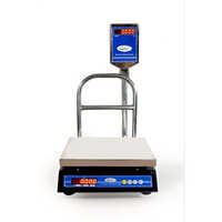 Bench Weighing Scale - Steel Design, Digital Monitor Display , Silver Finish