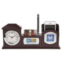 Desktop With Watch, Mobile Stand, Memo Pad And Pen
