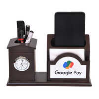 Desktop With Watch, मोबाइल Stand, Memo Pad And Pen