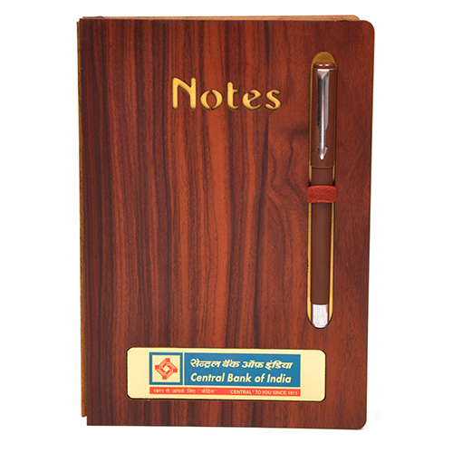 Wooden Note Book With A5 Size