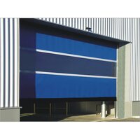 Rover External High Speed Doors - Solid Wood And Galvanized Steel, Various Sizes Available, Modern Design With Sleek Finishing