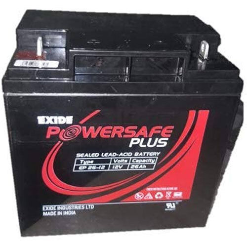 26Ah Exide Power Safe Plus Smf Battery Nominal Voltage: 12 Volt (V)